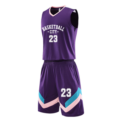 Camiseta de baloncesto en blanco material de malla uniforme de baloncesto juvenil al por mayor de buena calidad barata personalizada