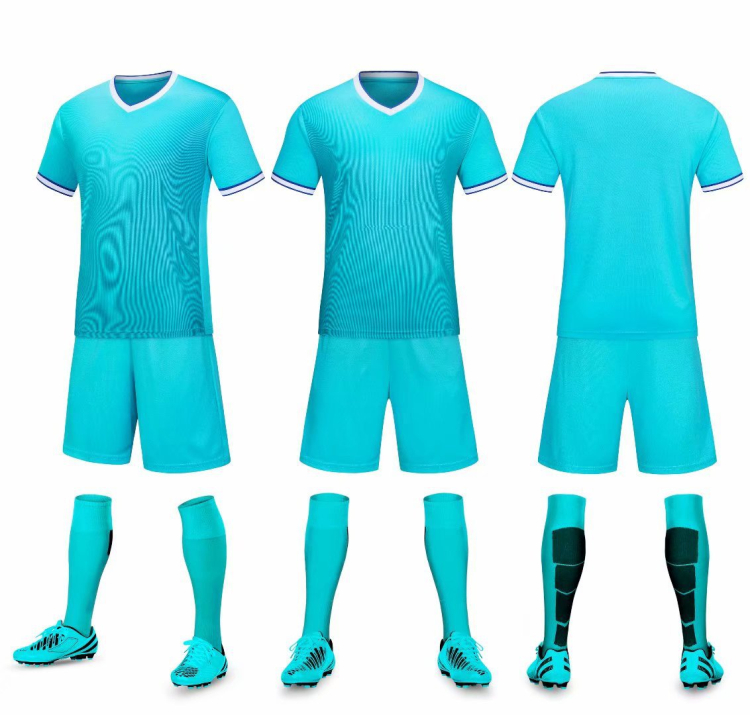 Jersrys de fútbol personalizados al por mayor con estampado de logotipo, uniformes de fútbol, ​​juego de entrenamiento